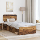 Sengestel Gammelt træ 90 x 200 cm Massiv fyrretræ