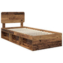 Sengestel Gammelt træ 90 x 200 cm Massiv fyrretræ