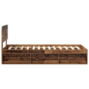 Sengestel Gammelt træ 90 x 200 cm Massiv fyrretræ