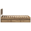 Sengestel med hovedgærde Artisan eg 90 x 190 cm Massiv fyrretræ