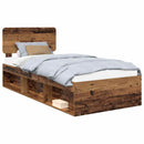 Sengestel Gammelt træ 75 x 190 cm Massiv fyrretræ