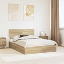 Opbevaringsseng Sonoma eg 140 x 200 cm Konstrueret træ