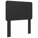 Sengestel med skuffe Sort 75 x 190 cm Ingeniørtræ