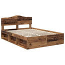 Sengestel Gammelt træ 150 x 200 cm Massiv fyrretræ
