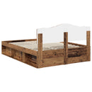 Sengestel Gammelt træ 150 x 200 cm Massiv fyrretræ