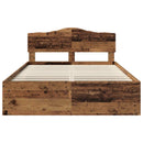 Sengestel Gammelt træ 140 x 190 cm Massiv fyrretræ