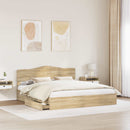 Opbevaringsseng Sonoma eg 180 x 200 cm Konstrueret træ