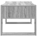 Sofabord Grå Sonoma 92 x 53 x 45 cm Konstrueret træ