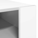 Sofabord med opbevaring Hvid 66 x 53 x 45 cm Konstrueret træ