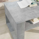 Sofabord Beton Grå 66 x 53 x 45 cm Konstrueret træ