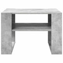 Sofabord Beton Grå 66 x 53 x 45 cm Konstrueret træ