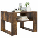 Sofabord Røget eg 66 x 53 x 45 cm Konstrueret træ
