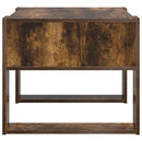 Sofabord Røget eg 66 x 53 x 45 cm Konstrueret træ