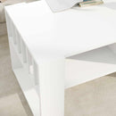 Sofabord Hvid 92 x 49,5 x 45 cm Konstrueret træ