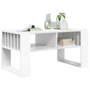 Sofabord Hvid 92 x 49,5 x 45 cm Konstrueret træ