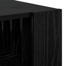 Sofabord Sort eg 92 x 49,5 x 45 cm Konstrueret træ