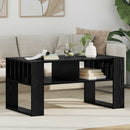 Sofabord Sort eg 92 x 49,5 x 45 cm Konstrueret træ