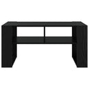Sofabord Sort eg 92 x 49,5 x 45 cm Konstrueret træ