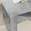 Sofabord Beton Grå 92 x 49,5 x 45 cm Konstrueret træ