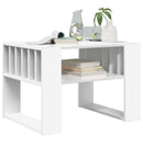 Sofabord Hvid 66 x 49,5 x 45 cm Konstrueret træ
