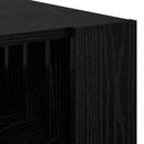 Sofabord Sort eg 66 x 49,5 x 45 cm Konstrueret træ