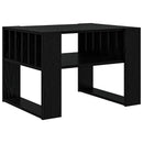 Sofabord Sort eg 66 x 49,5 x 45 cm Konstrueret træ