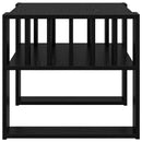 Sofabord Sort eg 66 x 49,5 x 45 cm Konstrueret træ