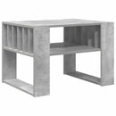 Sofabord Beton Grå 66 x 49,5 x 45 cm Konstrueret træ