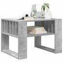 Sofabord Beton Grå 66 x 49,5 x 45 cm Konstrueret træ