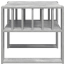Sofabord Beton Grå 66 x 49,5 x 45 cm Konstrueret træ
