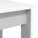 Kaffebord Sæt 2 pcs Hvid Konstrueret træ