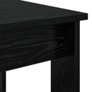 Kaffebord Sæt 2 pcs Sort eg Konstrueret træ
