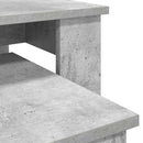 Kaffebord Sæt 2 pcs Beton Grå Konstrueret træ