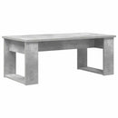 Kaffebord Sæt 2 pcs Beton Grå Konstrueret træ