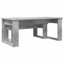 Kaffebord Sæt 2 pcs Beton Grå Konstrueret træ