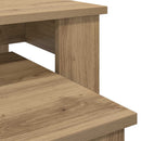 Kaffebord Sæt 2 pcs Artisan Egetræ Konstrueret træ