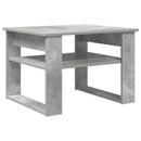 Sofabord Beton Grå 64 x 54 x 44 cm Konstrueret træ