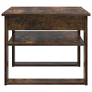 Sofabord Røget eg 64 x 54 x 44 cm Konstrueret træ