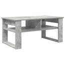 Sofabord Beton Grå 96 x 54 x 44 cm Konstrueret træ