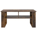 Sofabord Røget eg 96 x 54 x 44 cm Konstrueret træ