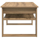 Sofabord Artisan Egetræ 96 x 54 x 44 cm Konstrueret træ