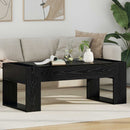 Sofabord Sort eg 110 x 50 x 41 cm Konstrueret træ