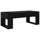 Sofabord Sort eg 110 x 50 x 41 cm Konstrueret træ
