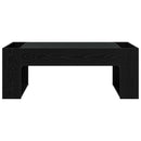 Sofabord Sort eg 110 x 50 x 41 cm Konstrueret træ