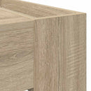 Sofabord Sonoma eg 110 x 50 x 41 cm Konstrueret træ