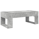 Sofabord Beton Grå 110 x 50 x 41 cm Konstrueret træ