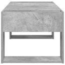 Sofabord Beton Grå 110 x 50 x 41 cm Konstrueret træ