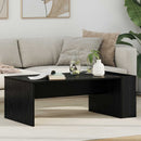Sofabord Sort eg 95 x 50 x 34 cm Konstrueret træ