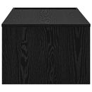Sofabord Sort eg 95 x 50 x 34 cm Konstrueret træ