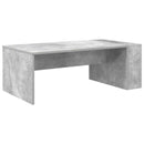 Sofabord Beton Grå 95 x 50 x 34 cm Konstrueret træ